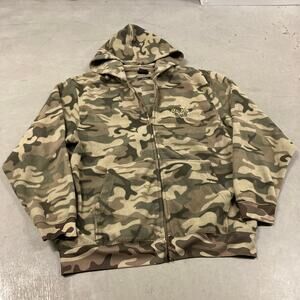 vintage y2k realtree camo fleece hoodie